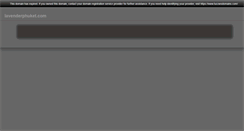 Desktop Screenshot of lavenderphuket.com
